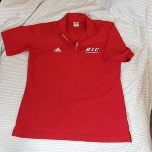 Adidas Red VOLLEYBALL Polo Tee